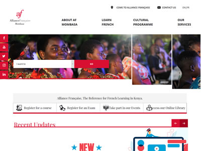 Alliance FR Mombasa Website