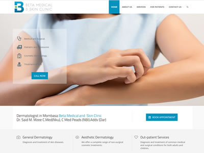 Hospital Website Design