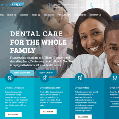 Hospital web design