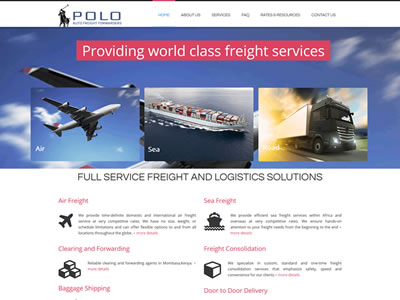 Transport Company Web Design