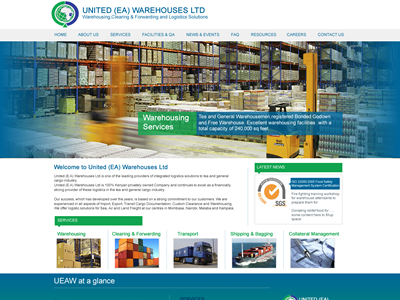 Transport company web design